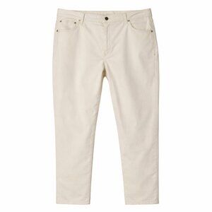 DENIM 24/7 Cream Jeans Plus Size 24W